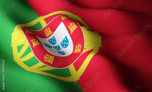 Naklejka samoprzylepna Flaga portugalska
