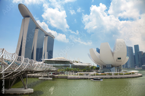 Tapeta ścienna Singapore city center