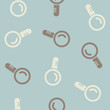 © palau83 - seamless background: magnifier