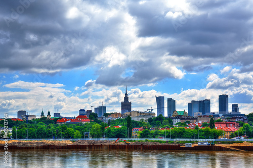 Fotoboard na płycie Panorama zakresu dynamicznego warsaw.hdr-high
