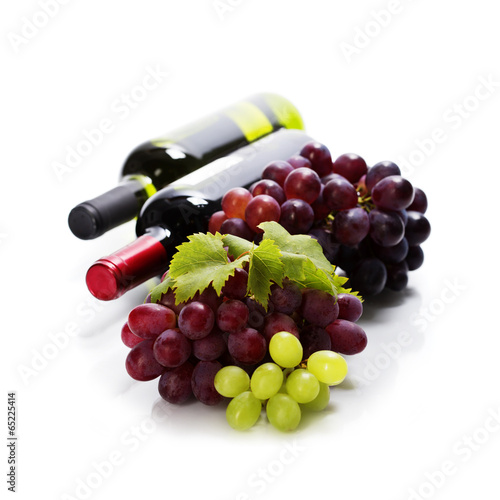Naklejka na szybę Wine and grape