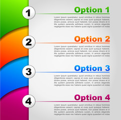 Wall Mural - Four options background