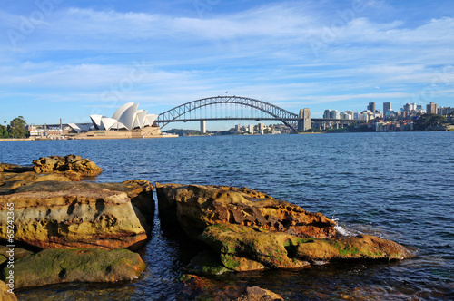 Board z aluminiowym obramowaniem Sydney opera house i most portowy