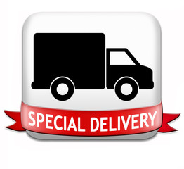 Wall Mural - Special package delivery