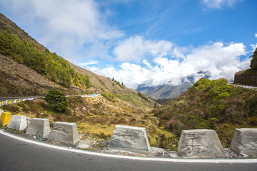 Wall Mural - road in the mountains in Merida. Andes. Venezuela.