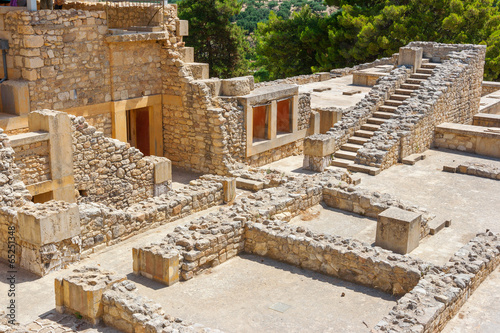 Fotoboard na płycie Pałac Knossos. 