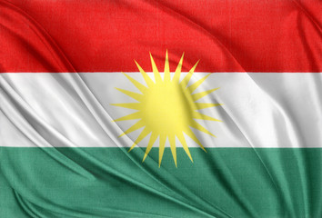 Wall Mural - Kurdistan flag
