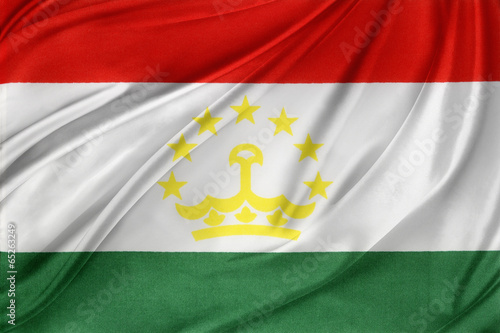 Naklejka samoprzylepna Flaga Tadżykistanu