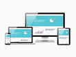© mpfphotography - Scalable responsive web design modern electronic vector devices
