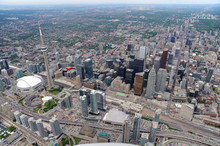 Aerial View Of Downtown Toronto