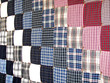 plaid patchwork quilt