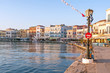 Chania harbor in the early morning