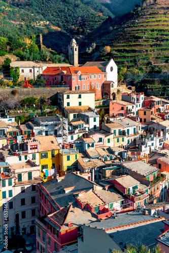 Fotoboard na płycie Widok z vernazza. 