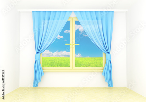 Plakat na papierze fotorealistycznym Okno