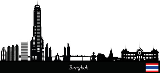 Poster - bangkok skyline