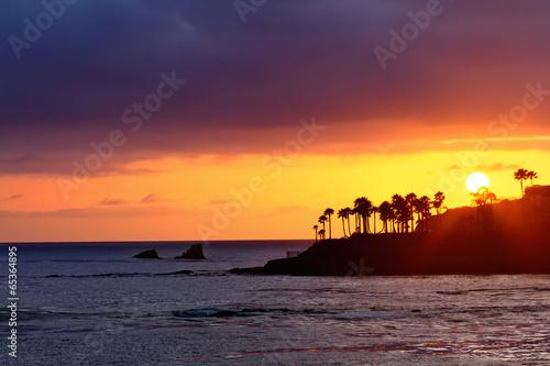 Naklejka samoprzylepna Laguna beach sunset