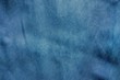 texture of the crumpled silk fabric blue color