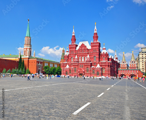 Board z aluminiowym obramowaniem Plac czerwony, moskwa