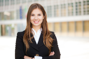 Sticker - Businesswoman portrait