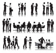 © Rawpixel.com - Silhouettes of Business People in a Row Working
