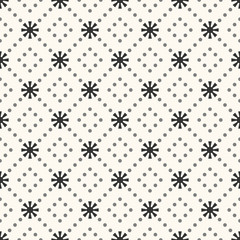 Wall Mural - seamless vector pattern of sun shape and dot