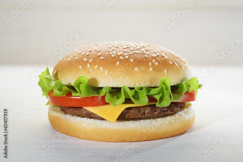 Naklejka samoprzylepna Hamburger