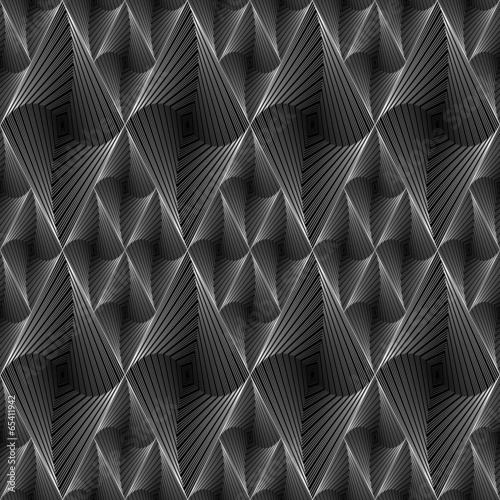 Board z aluminiowym obramowaniem Projekt bez szwu diamentowy wzór geometryczny