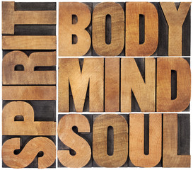 Poster - body, mind, soul and spirit