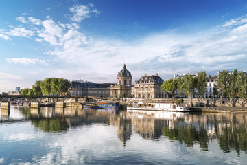 Wall Mural - Institut de France et Pont des Arts Paris France