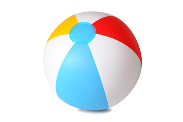 Isolated beach ball