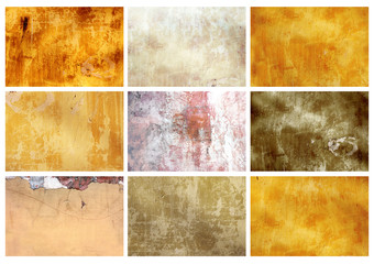 Poster - Set textures of stucco