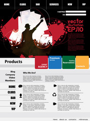 Wall Mural - Website design template