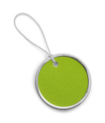 Wall Mural - Small Round Green Tag