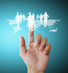 pushing social network structure