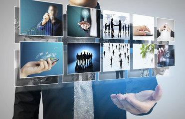 social network structure in hand