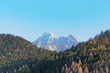 canvas print picture - Hohenschwangau, Alpenpanorama