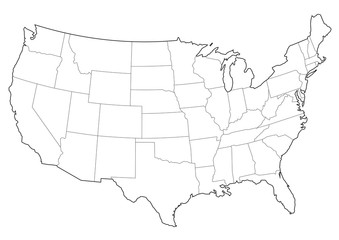  usa vector map