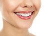 © Nobilior - Young smiling woman, white background, copyspace