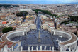 View from the San Pietro Basilica in Vatican