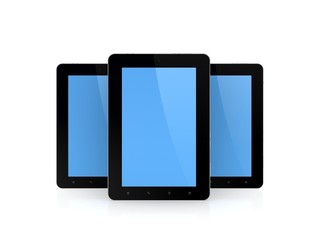 Sticker - Modern tablet PC.