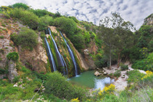 The Waterfall In Northern Israel