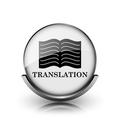 Poster - Translation book icon