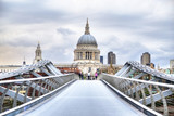 Fototapeta Londyn - St Paul's Cathedra, london