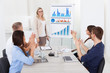 © Andrey Popov - Businesspeople Clapping For Female Colleague After Presentation