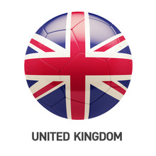 United Kingdom Flag Soccer Icon