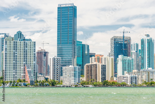 Plakat na papierze fotorealistycznym Panoramę Miami