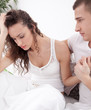 © V&P Photo Studio - woman arguing with his hubby in their bedroom