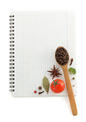 Sticker - food ingredients and recipe book