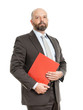 © magann - business man with red folder