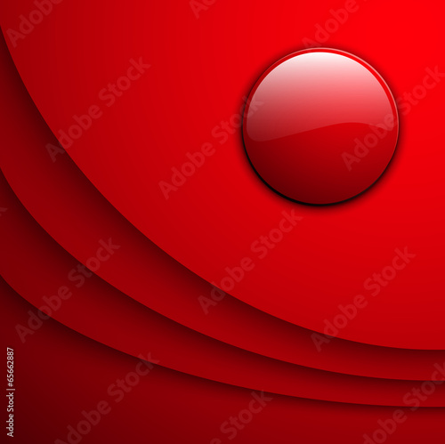 Abstract background with 3d  vector waves.